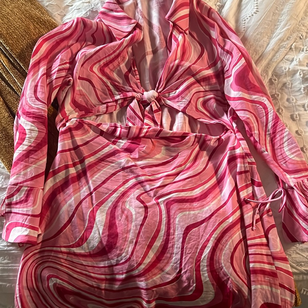 Zara pink coverup